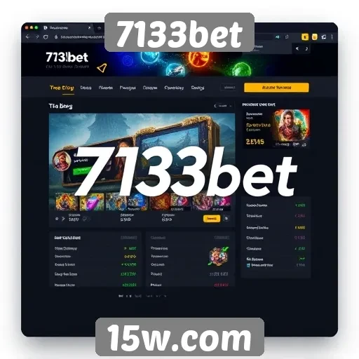 Análise da interface do usuário do site 7133bet